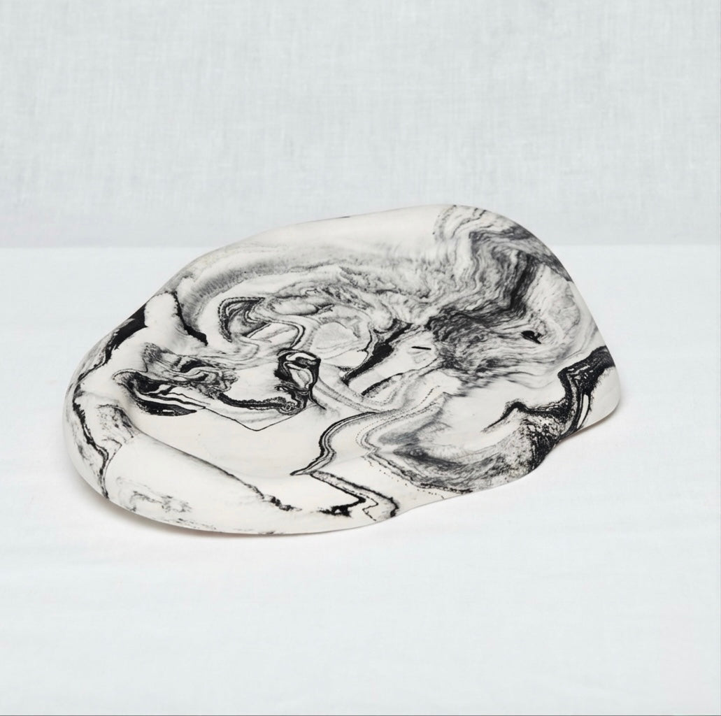 Vide-poche ovale vague